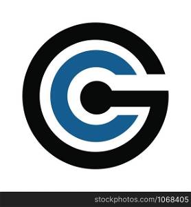 CG Modern Letter Logo Design Template.