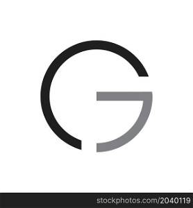CG monogram logo vector design illustration