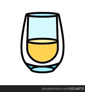 ch&agne wine glass color icon vector. ch&agne wine glass sign. isolated symbol illustration. ch&agne wine glass color icon vector illustration