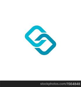Chain Business corporate abstract unity vector design template