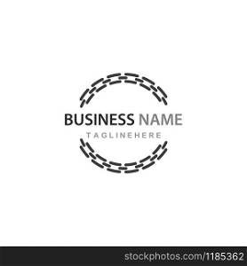 Chain Business corporate abstract unity vector logo design template