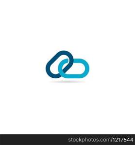 Chain Business corporate abstract unity vector logo design template