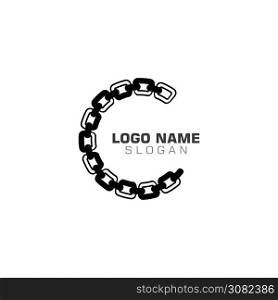Chain Business Logo abstract unity vector design template
