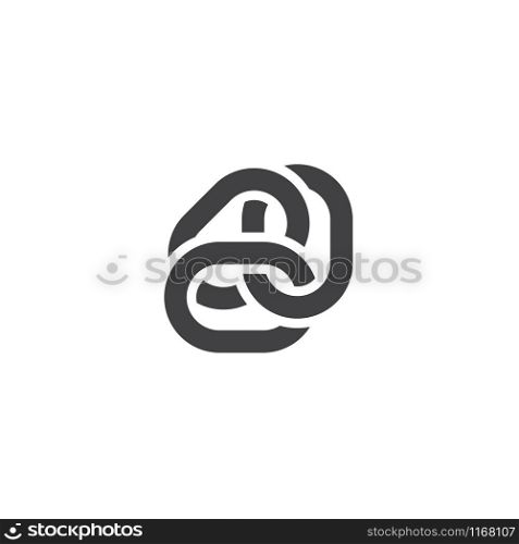 Chain graphic design template vector isolated illustration