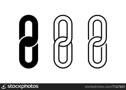 Chain icon isolated vector element. Vector illustration object. Hyperlink chain symbol. Flat simple vector icon. Link chain icon design. EPS 10. Chain icon isolated vector element. Vector illustration object. Hyperlink chain symbol. Flat simple vector icon. Link chain icon design.