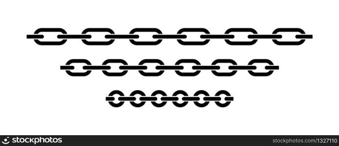 Chain icon vector isolated. Vector connection concept. Chain solid icon. Set of chain vector signs or symbols. EPS 10