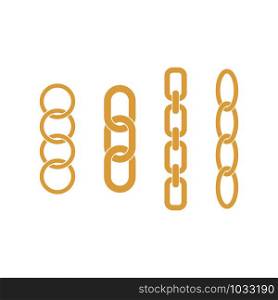 Chain link icon vector illustration design