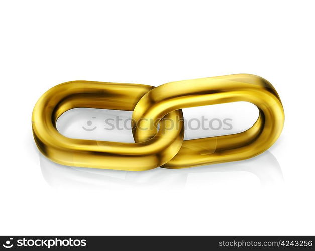 Chain link, vector
