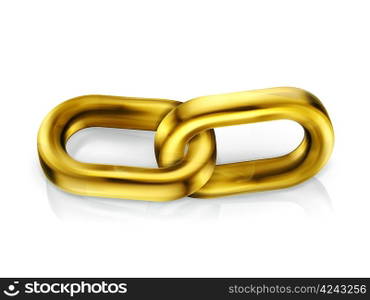 Chain link, vector