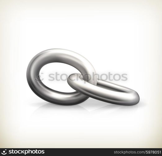 Chain link, vector