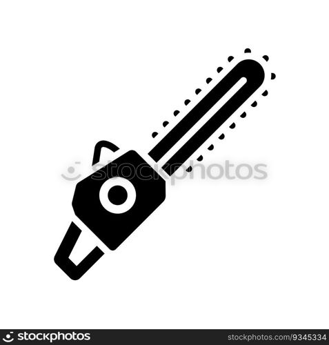 chainsaw icon design vector template