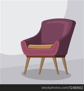 Chair cartoon, isolated vector illustration, cartoon style. Chair cartoon, isolated vector illustration, template for animatoin