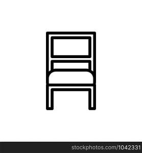 Chair furniture icon