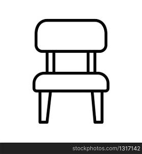 chair icon design, flat style icon collection