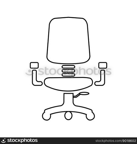 chair icon vector illustration symbol design