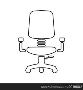 chair icon vector illustration symbol design