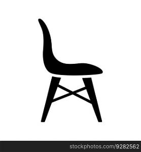 Chair icon vector on trendy design