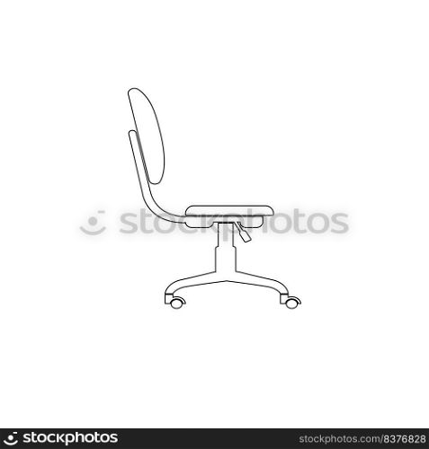 chair logo stock illustration design