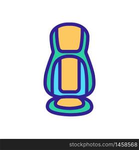 chair massager icon vector. chair massager sign. color symbol illustration. chair massager icon vector outline illustration