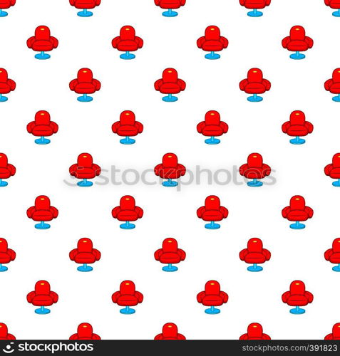 Chair pattern. Cartoon illustration of chair vector pattern for web. Chair pattern, cartoon style