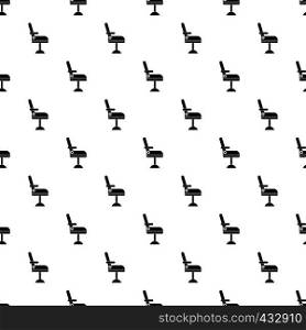 Chair pattern seamless in simple style vector illustration. Chair pattern vector