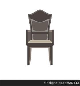 Chair vector icon furniture illustration office isolated interior design