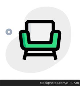 Chair with support arms or side parts.. Chair with support arms or side parts