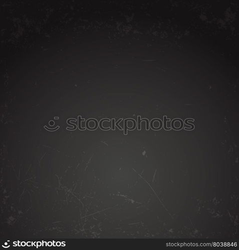 Chalkboard background template. Blank black chalkboard background template. Vector illustration.