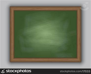 Chalkboard background with a wooden frame