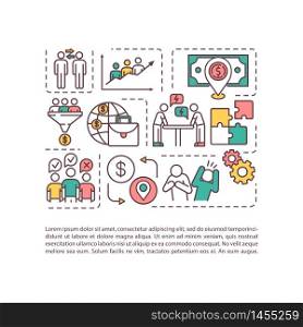 Challenge and benefit of multiculturalism concept icon with text. Multi racial team work productivity. PPT page vector template. Brochure, magazine, booklet design element with linear illustrations. Challenge and benefit of multiculturalism concept icon with text
