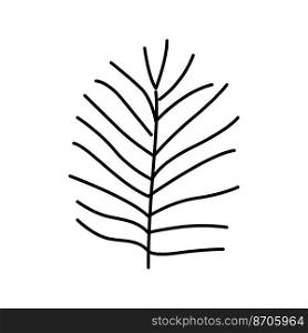chamaedorea tropical leaf color icon vector. chamaedorea tropical leaf sign. isolated symbol illustration. chamaedorea tropical leaf color icon vector illustration