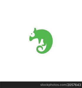 Chameleon logo icon design template illustration vector