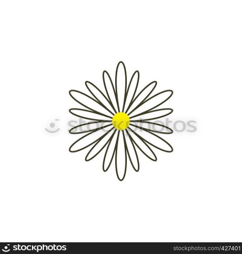 chamomile logo icon vector flower herb