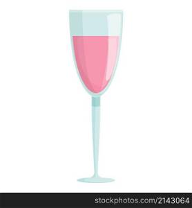 Champagne glass icon cartoon vector. Party drink. Holding shape. Champagne glass icon cartoon vector. Party drink