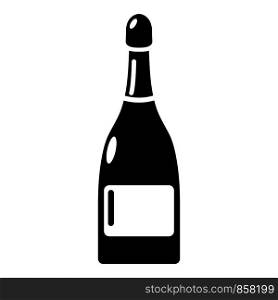 Champagne icon. Simple illustration of champagne vector icon for web. Champagne icon, simple style