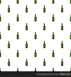 Champagne pattern. Cartoon illustration of champagne vector pattern for web. Champagne pattern, cartoon style