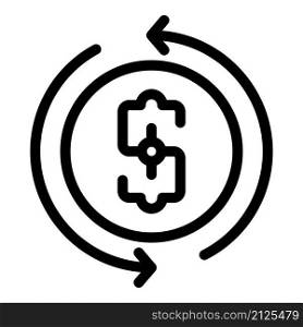 Change business strategy icon outline vector. Office leadership. Teamwork idea. Change business strategy icon outline vector. Office leadership