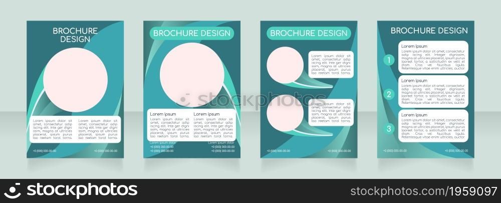 Changing career strategies blank brochure layout design. Vertical poster template set with empty copy space for text. Premade corporate reports collection. Editable flyer paper pages. Changing career strategies blank brochure layout design
