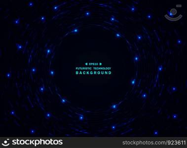 Chaos futuristic gradient blue technology background of geometric pattern. vector eps10