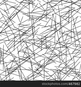 Chaotic Lines, Random Chaotic Lines, Scattered Lines, Random Chaotic Lines Asymmetrical Texture Vector Art Illustration