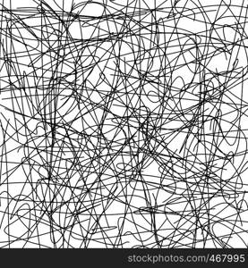 Chaotic Lines, Random Chaotic Lines, Scattered Lines, Random Chaotic Lines Asymmetrical Texture Vector Art Illustration