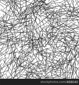 Chaotic Lines, Random Chaotic Lines, Scattered Lines, Random Chaotic Lines Asymmetrical Texture Vector Art Illustration