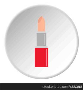 Chapstick icon in flat circle isolated on white background vector illustration for web. Chapstick icon circle