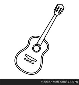 Charango stringed acoustic instrument icon. Outline illustration of charango stringed acoustic instrument vector icon for web. Charango stringed acoustic instrument icon
