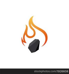 charcoal Vector icon design illustration Template