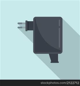 Charger icon flat vector. Charge phone. Battery cell. Charger icon flat vector. Charge phone