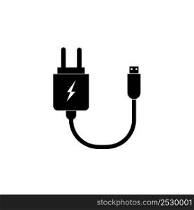 charger icon logo vector design template