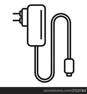 Charger icon outline vector. Charge phone. Battery cell. Charger icon outline vector. Charge phone