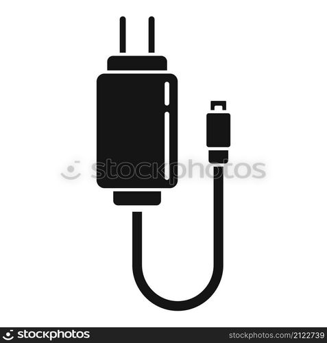 Charger plug icon simple vector. Phone charge. Smartphone energy. Charger plug icon simple vector. Phone charge