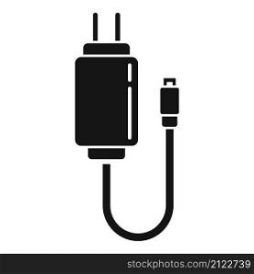 Charger plug icon simple vector. Phone charge. Smartphone energy. Charger plug icon simple vector. Phone charge